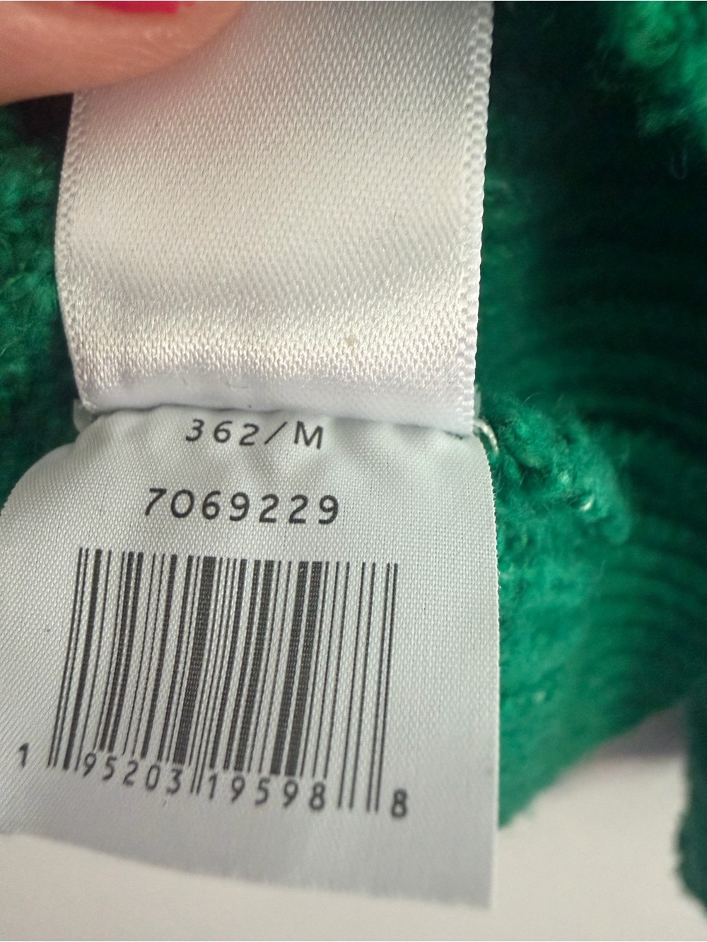CeCe Women’s Green Bobble Sleeve Ribbed Knit Sweater Size M - Picture 7 of 10